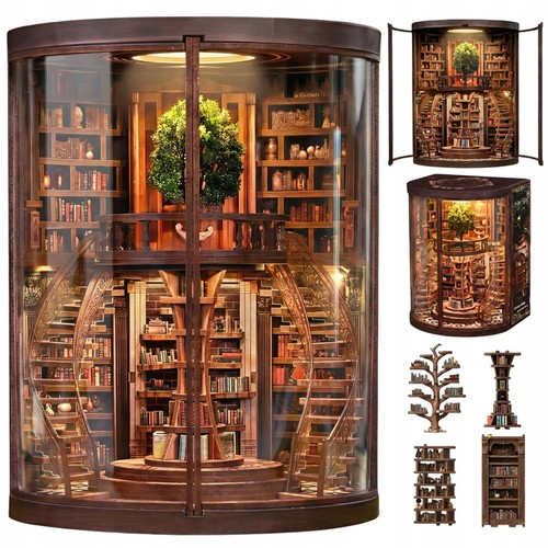 Fai book nook - da, 3d