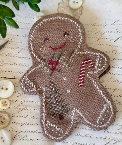 Gingerbread man sewing book - man,
