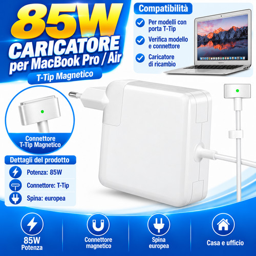 Caricabatterie macbook pro - caricabatterie,