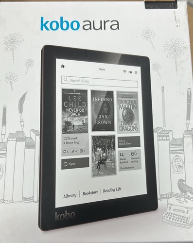 Kobo aura 514 lettore - aura, e-