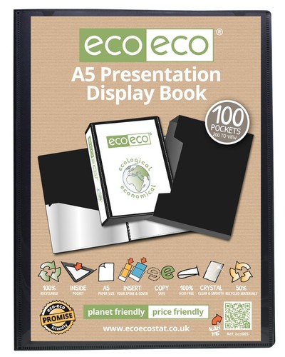100 tasche nero display - 1x, a5
