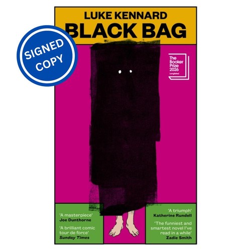 Signed book black - signed, bag