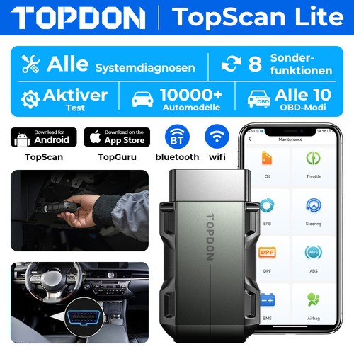Topdon topscan auto obd2 - topdon,