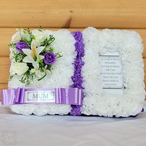Libro aperto funerale omaggio